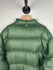 Vintage 80s Walls Down Filled Green Puffer Jacket