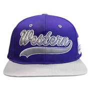 Vintage 90s Starter Western Mustangs London University Tailsweep Snapback Hat