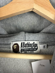 Bape X OVO FW20 Ape Head Grey Hoodie
