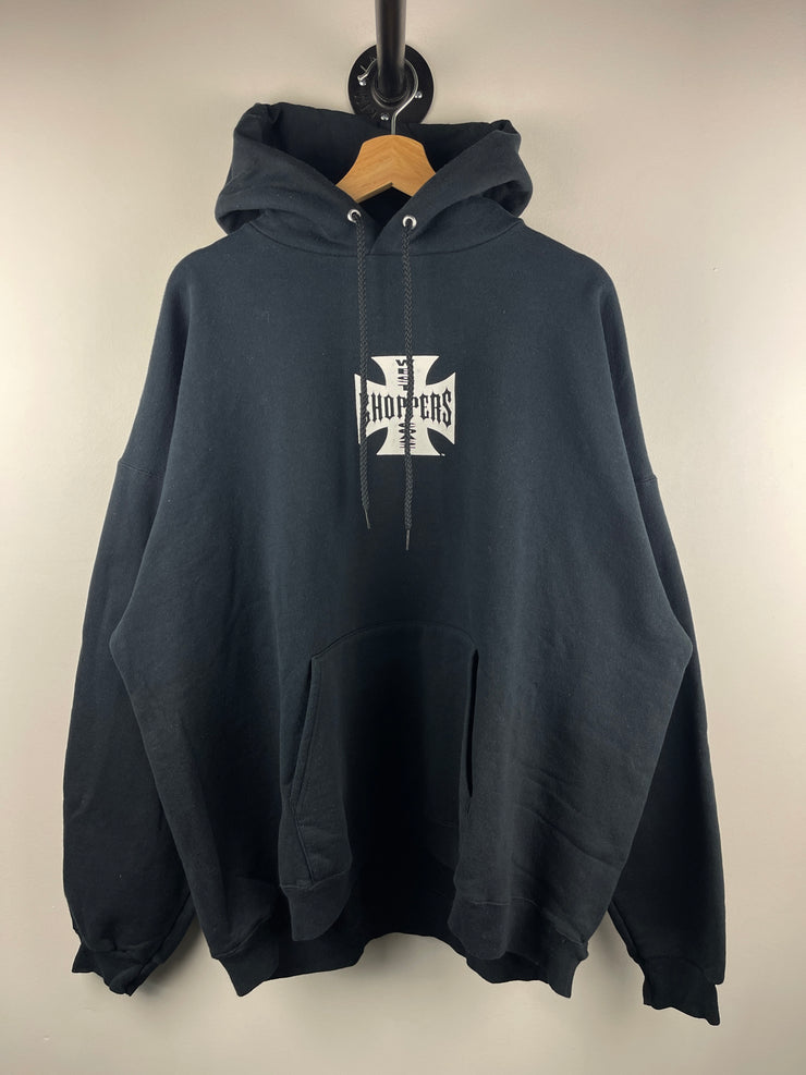 Vintage West Coast Choppers Long Beach Black Hoodie