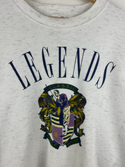 Vintage 90s Legends Golf Wear Heather Grey Crewneck