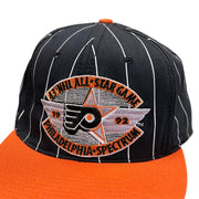 Vintage 90s NHL Starter Philadelphia Flyers All Star Game Pin Stripe Snapback Hat