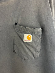 Vintage Carhartt Faded Navy Pocket Tee