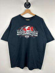 Vintage Harley Davidson Niagara Falls Black Tee