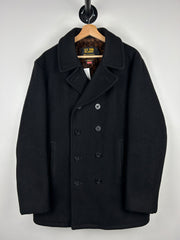 Supreme X Schott FW15 Black Peacoat