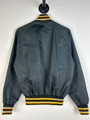 Vintage 80's MVP Miller Beer Black Varsity Jacket