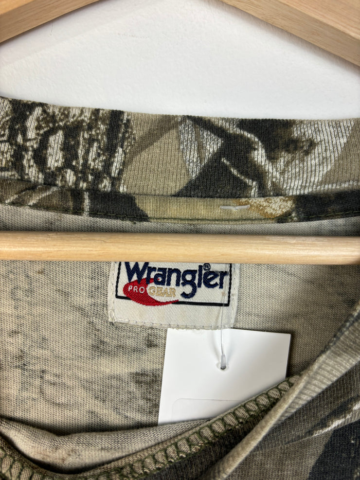 Vintage Wrangler Real Tree Camo Pocket Tee