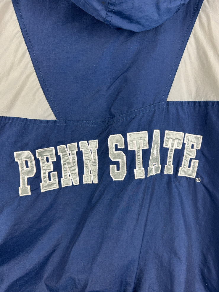 Vintage 90s Chalk Line Penn State Nittany Lions Navy & Grey Hooded Jacket