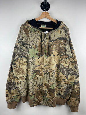 Vintage 90s Ozark Trail Real Tree Camo Zip Up Hoodie