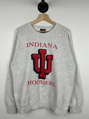 Vintage 90s Indiana Hoosiers Grey Crewneck