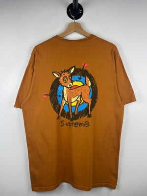 Supreme SS22 Deer Burnt Orange Tee