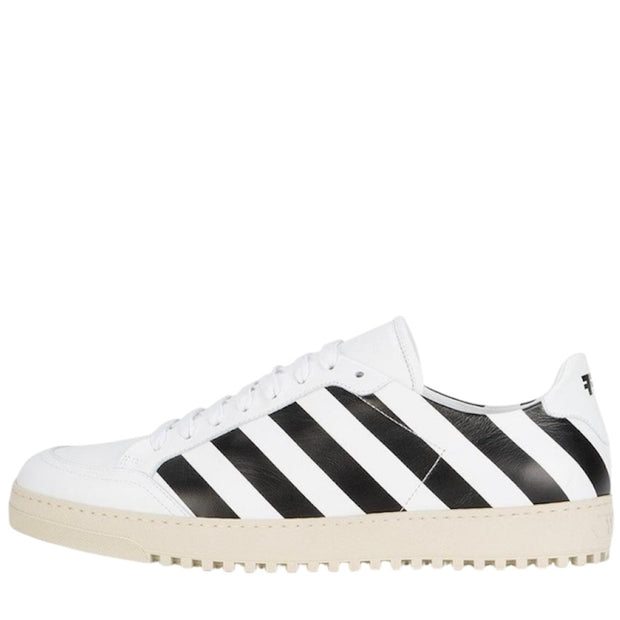 Off White Diagonal Stripe White