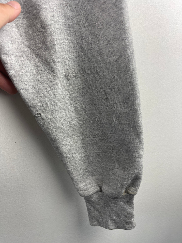 Vintage 90s Illinois Illini Embroidered Grey Crewneck