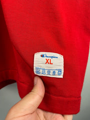 Vintage 80s Champion South Boston Hockey Red True Vintage Jersey