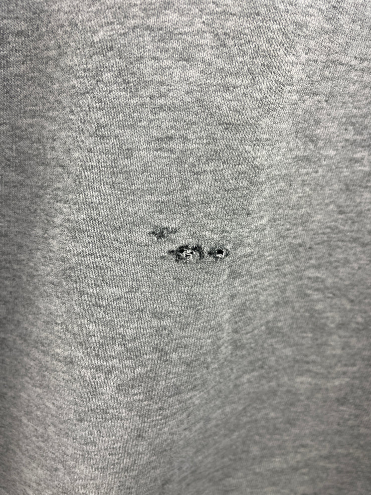 Vintage 90s Tommy Hilfiger Flag Embroidered Grey Crewneck