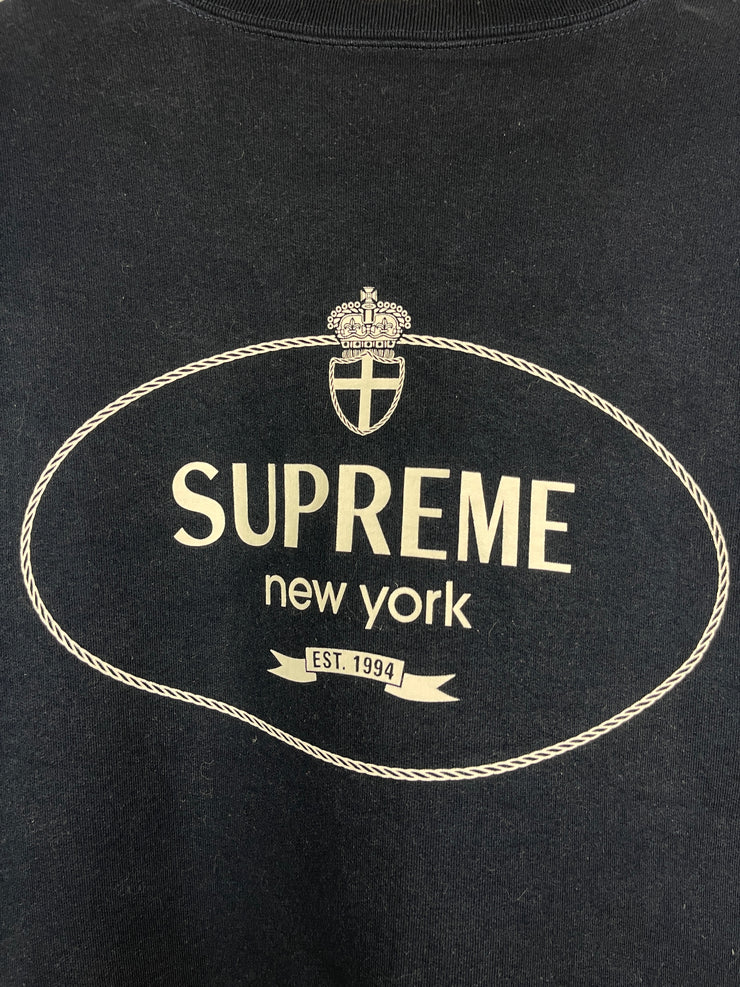 Supreme FW24 Crest Navy Crewneck
