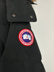 Canada Goose Wyndam Down Filled Black Parka Puffer Jacket