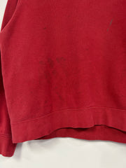 Vintage Nike Mini Swoosh Tonal Red Crewneck