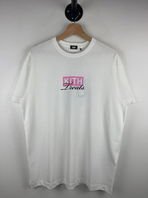 Kith Treats Tokyo Café Box Logo White & Pink Tee