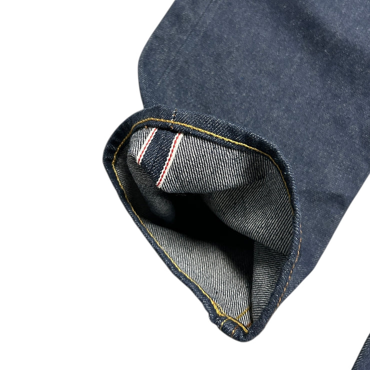 Evisu Lotus Fleur Seagull Selvedge Blue Denim Jeans