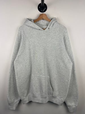 Vintage 90s Fruit Of The Loom Blank Grey Hoodie