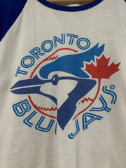 Vintage 80's Toronto Blue Jays White & Blue Tee