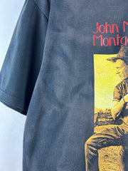 Vintage 90s John Michael Montgomery Lifes A Dance Tour Black Tee