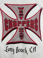 Vintage 2003 West Coast Choppers Long Beach White Tee