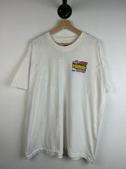 Vintage 1997 Nascar Pennzoil Triple Header White Tee