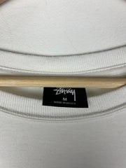 Stussy Dot Collage White Long Sleeve