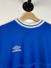 Vintage 90's Umbro Blue Soccer Jersey