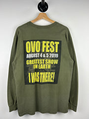 OVO Fest 2019 Green Long Sleeve Tee