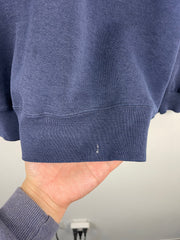 Vintage 90s New York Police Faded Navy Crewneck
