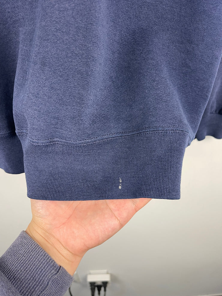 Vintage 90s New York Police Faded Navy Crewneck