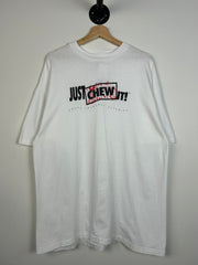 Vintage 90's Just Chew It Vitamins White Tee