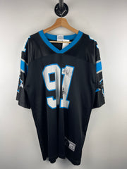 Vintage 90s NFL Starter Carolina Panthers Greene Black Football Jersey