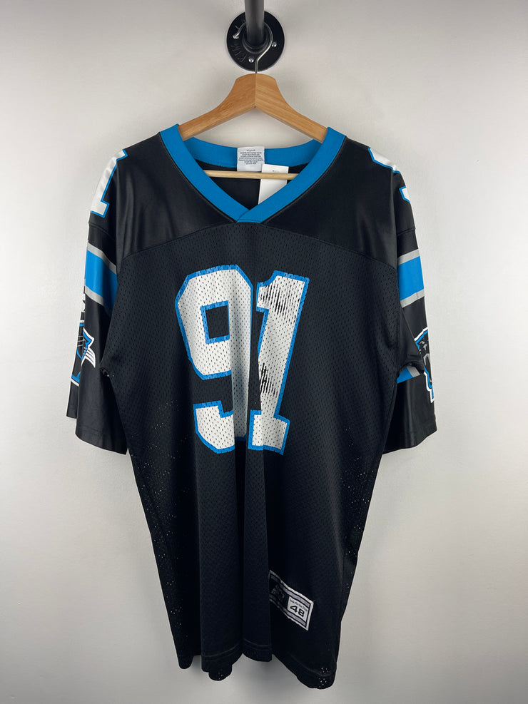 Vintage 90s NFL Starter Carolina Panthers Greene Black Football Jersey
