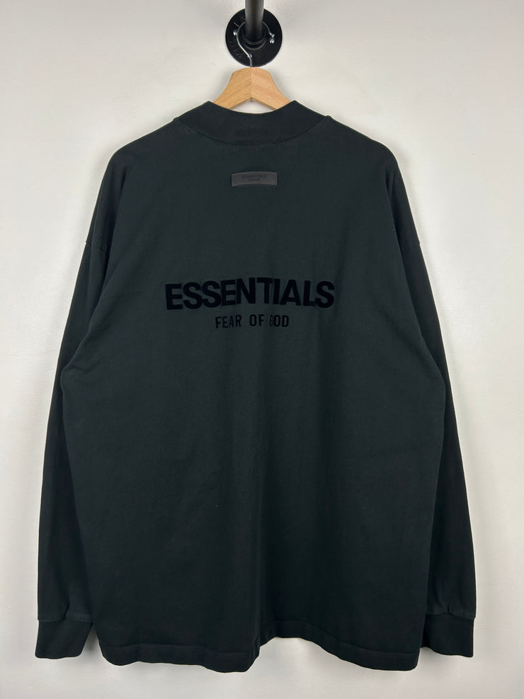 Fear Of God Essentials Stretch Limo Black Long Sleeve