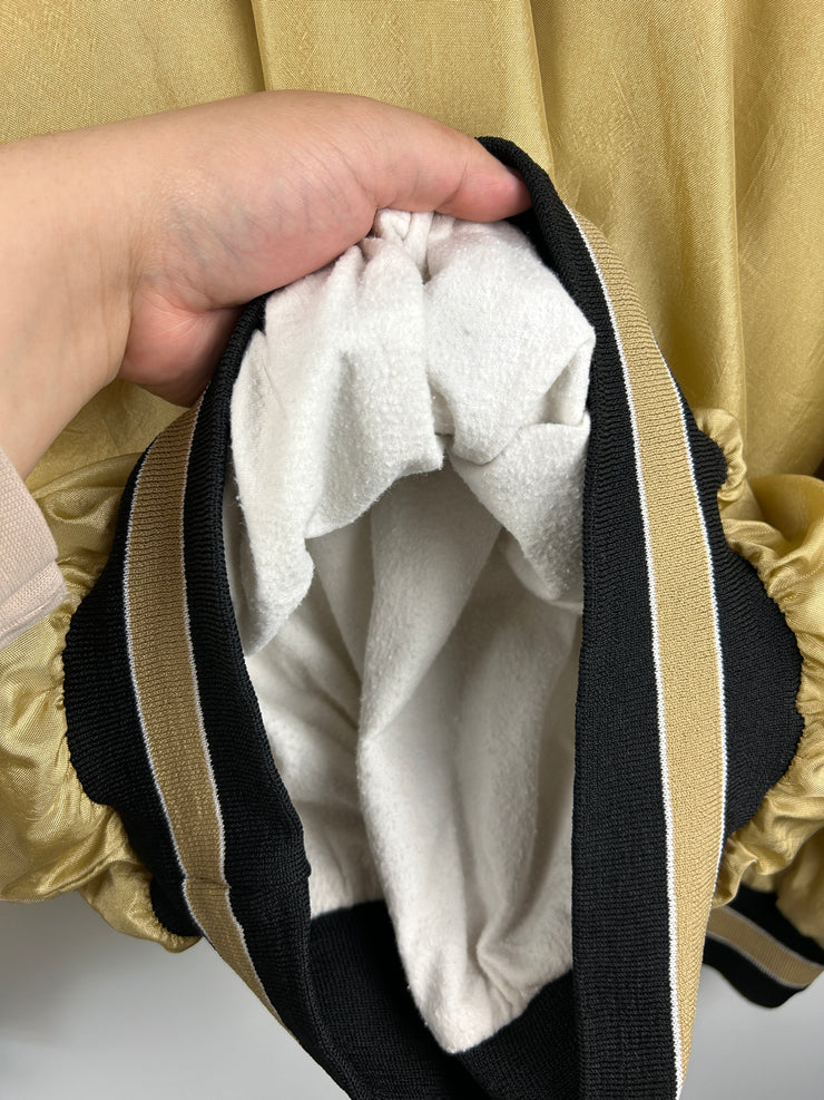 Vintage 90s Holloway Purdue Embroidered Gold Pullover Windbreaker