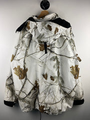 Vintage Red Head White Real Tree Camo Hooded Jacket