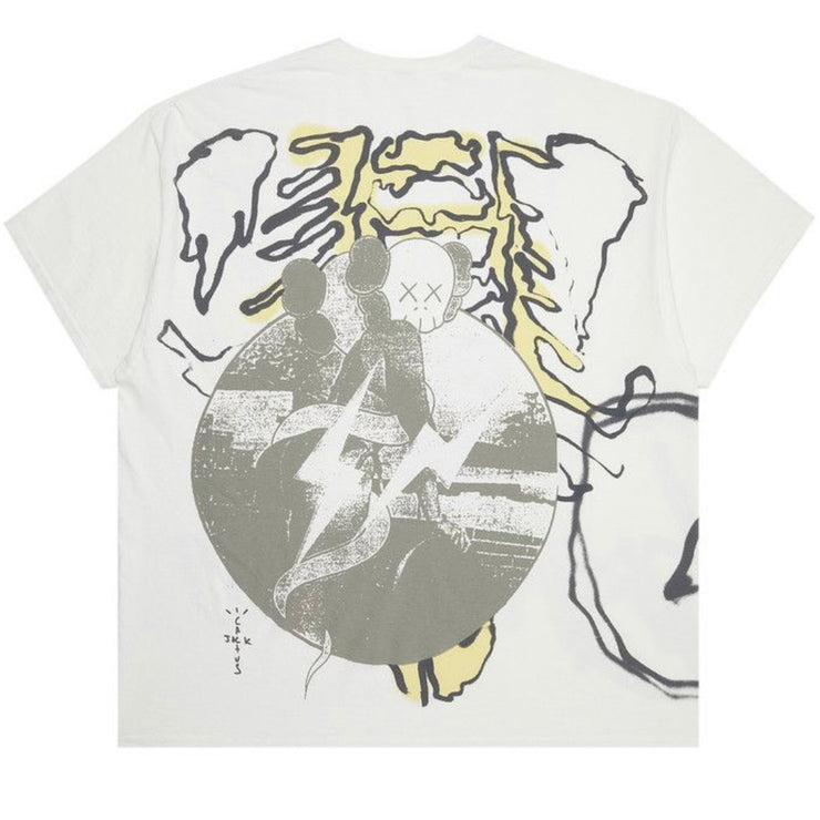 Travis Scott X Kaws X Fragment SS21 White Tee