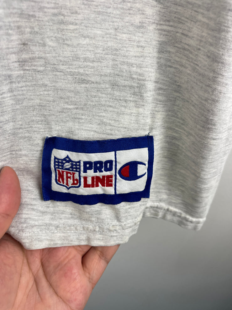 Vintage 90s NFL Champion Green Bay Packers Grey Tee