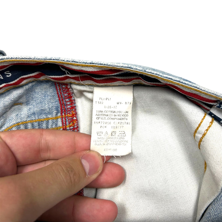 Vintage Tommy Hilfiger Baggy Blue Denim Shorts