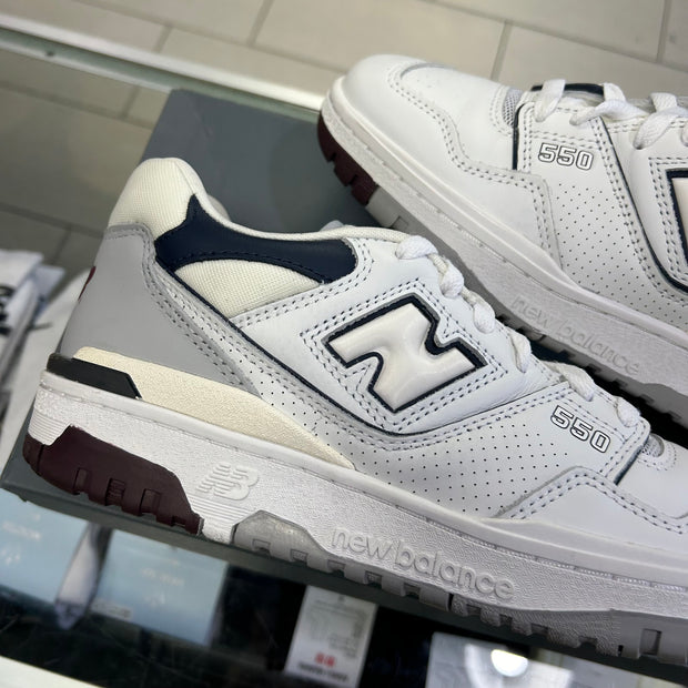 New Balance 550 White Natural Indigo Navy