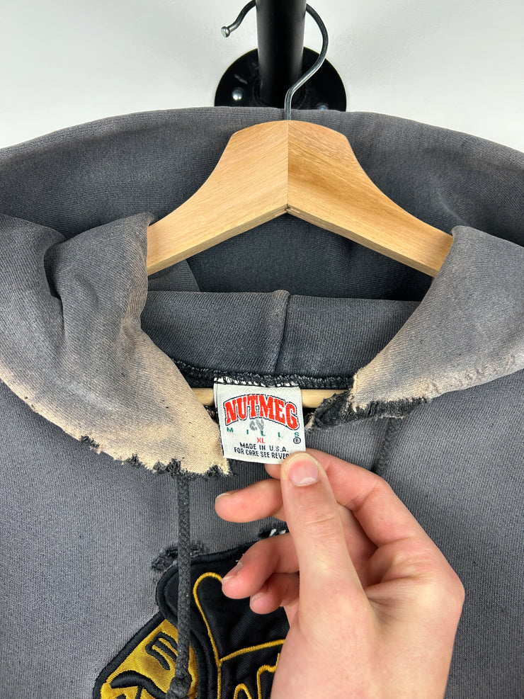 Vintage 90s NHL Nutmeg Chicago Blackhawks Black Hoodie
