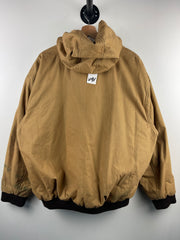 Vintage Real Tree Camo & Beige Reversible Hooded Work Jacket