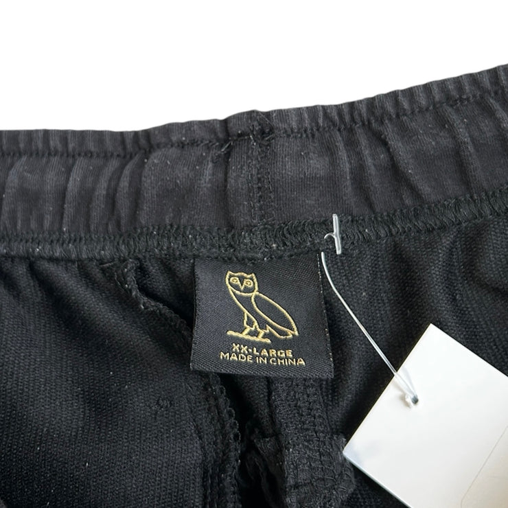 OVO Octobers Very Own Embroidered Black Shorts