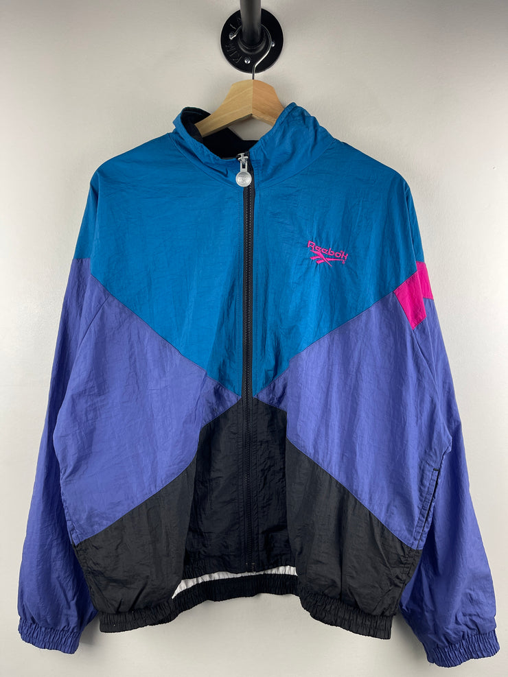 Vintage 90s Reebok Blue & Purple Windbreaker