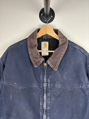 Vintage Carhartt Santa Fe Midnight Navy Cropped Jacket J14 MDT