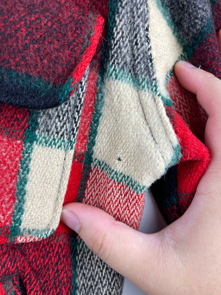 Vintage 50s Woolrich Buffalo Plaid Wool Harrington Hunting True Vintage Jacket
